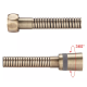 GAPPO Душовий шланг G45-4, 1500 мм, неіржавка сталь, бронза