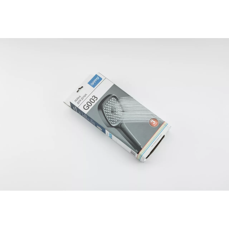 GAPPO Ручний душ G003, 3-режими, чорний