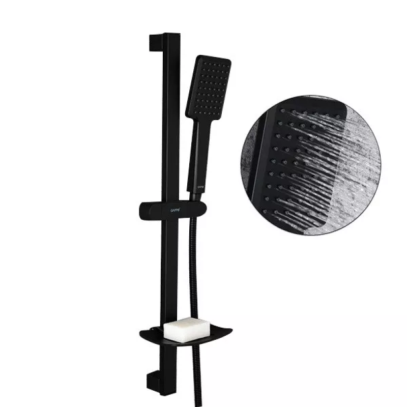 GAPPO Душовий гарнітур G8013, чорний