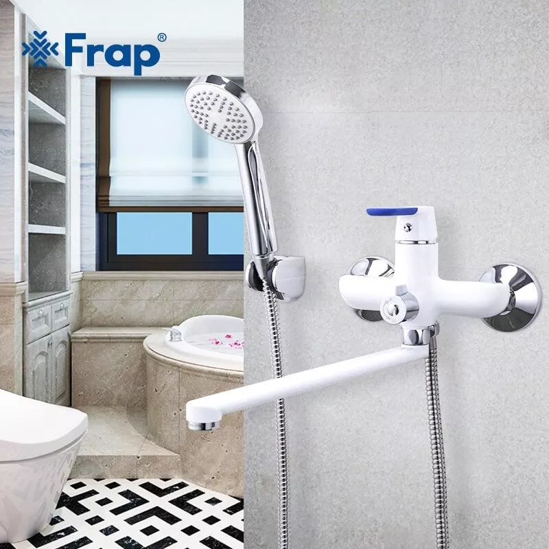 Frap Змішувач для ванни F2234, білий/хром