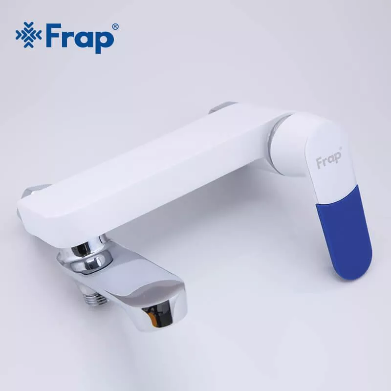 Frap Змішувач для ванни F3234, білий/хром