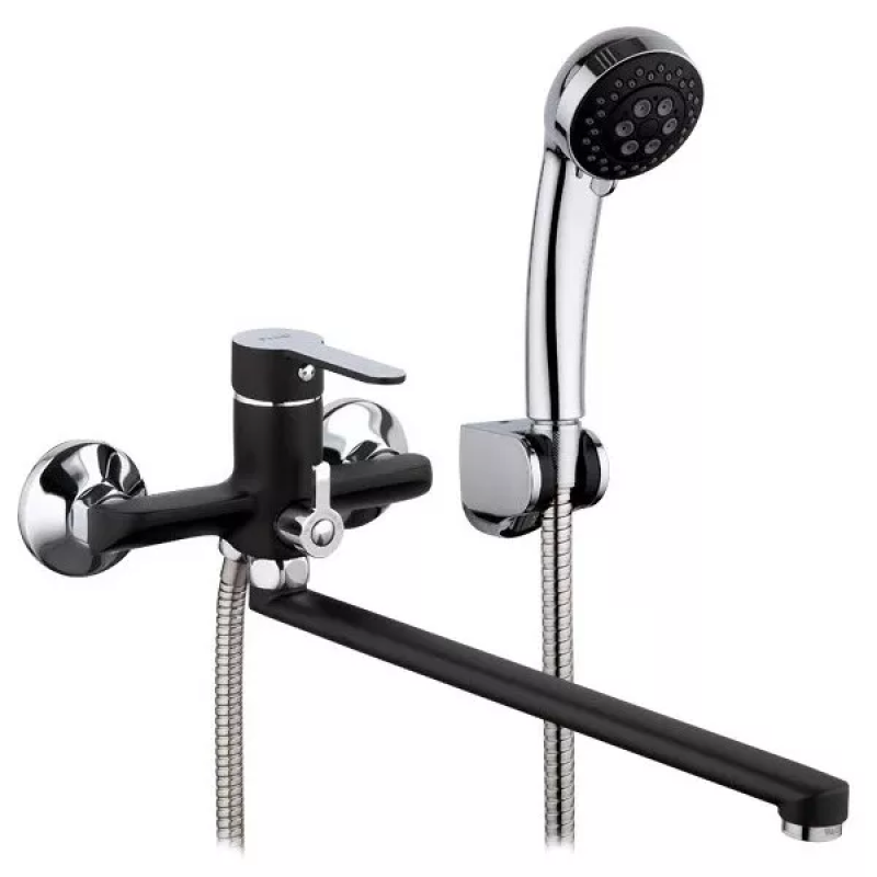 Frap Змішувач для ванни F2242, чорний/хром