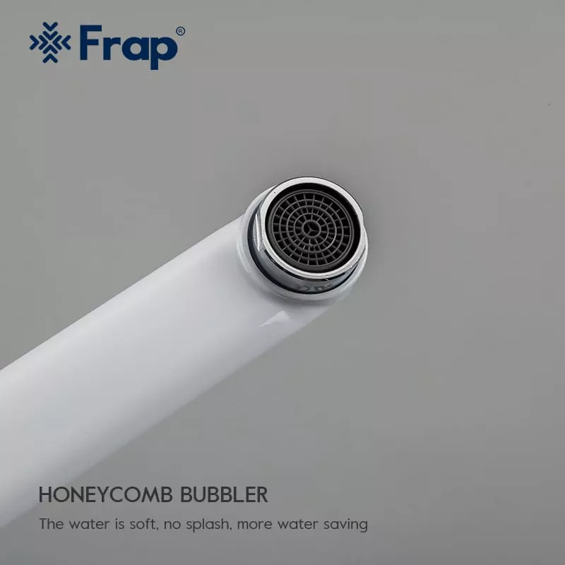 Frap Змішувач для ванни F2249, білий/хром