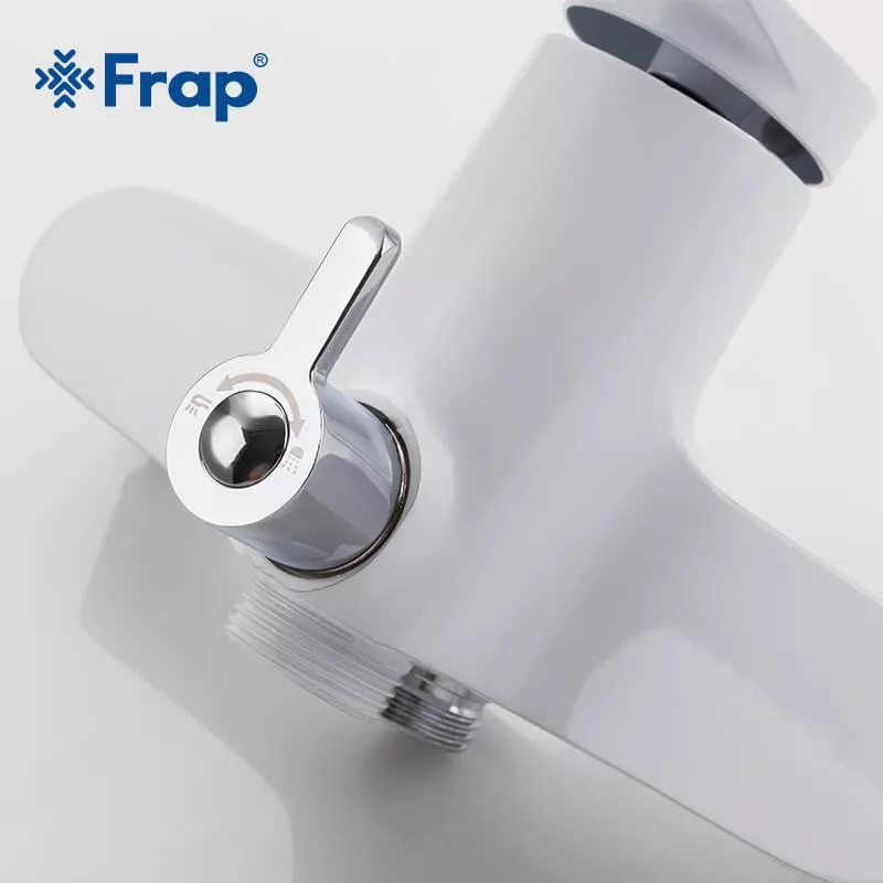 Frap Змішувач для ванни F2245, білий/хром