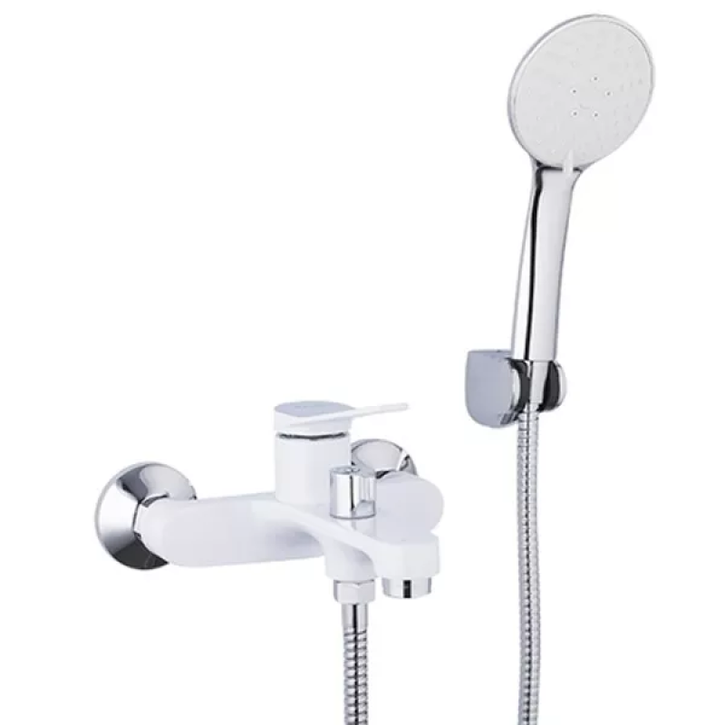 Frap Змішувач для ванни F3245, білий/хром