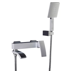 GAPPO Змішувач для ванни G3207-8, білий/хром