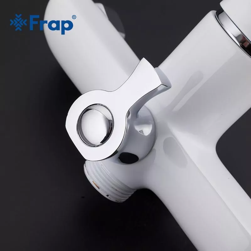 Frap Змішувач для ванни F2231, білий/хром