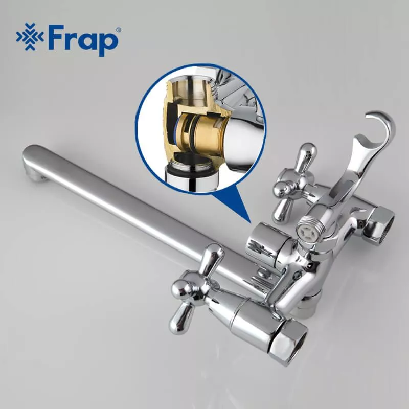 Frap Змішувач для ванни F2225, хром