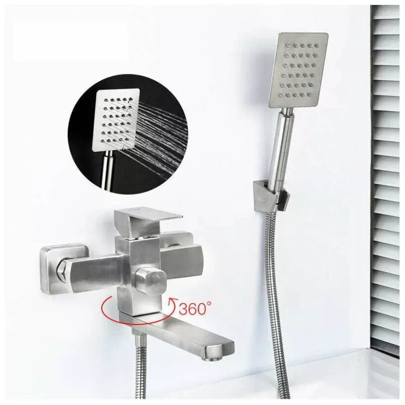 Frap Змішувач для ванни F32802, нержавіюча сталь