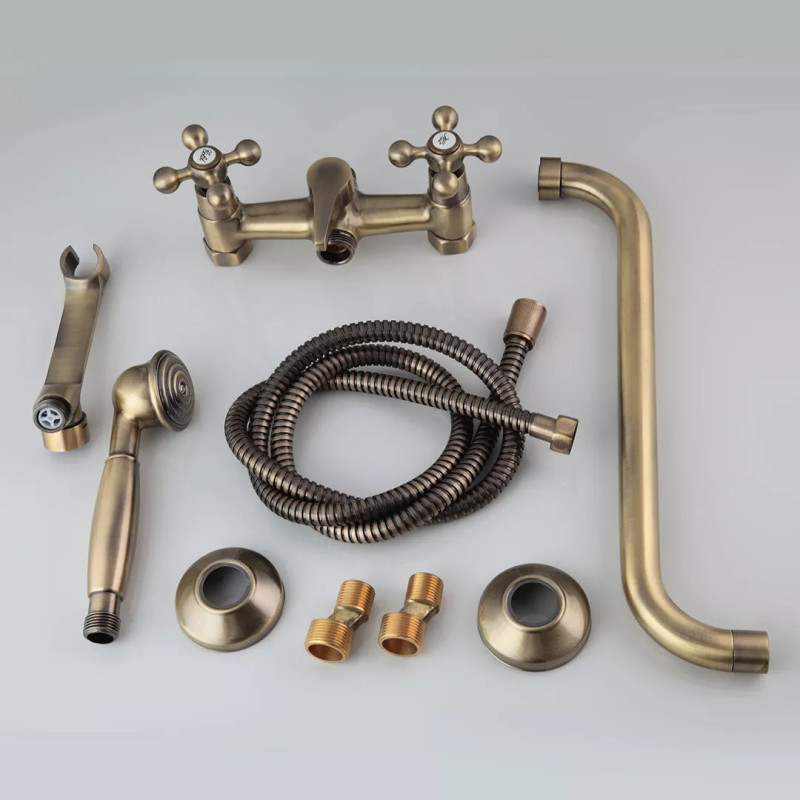 Frap Змішувач для ванни F2619-4, бронза