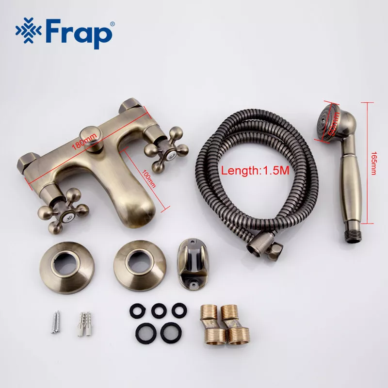 Frap Змішувач для ванни F3019-4, бронза