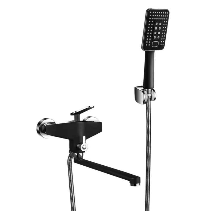 Frap Змішувач для ванни F2257, чорний/хром