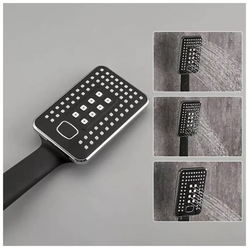 Frap Змішувач для ванни F2257, чорний/хром