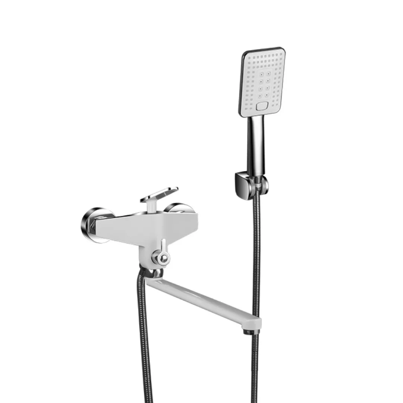 Frap Змішувач для ванни F2258, білий/хром