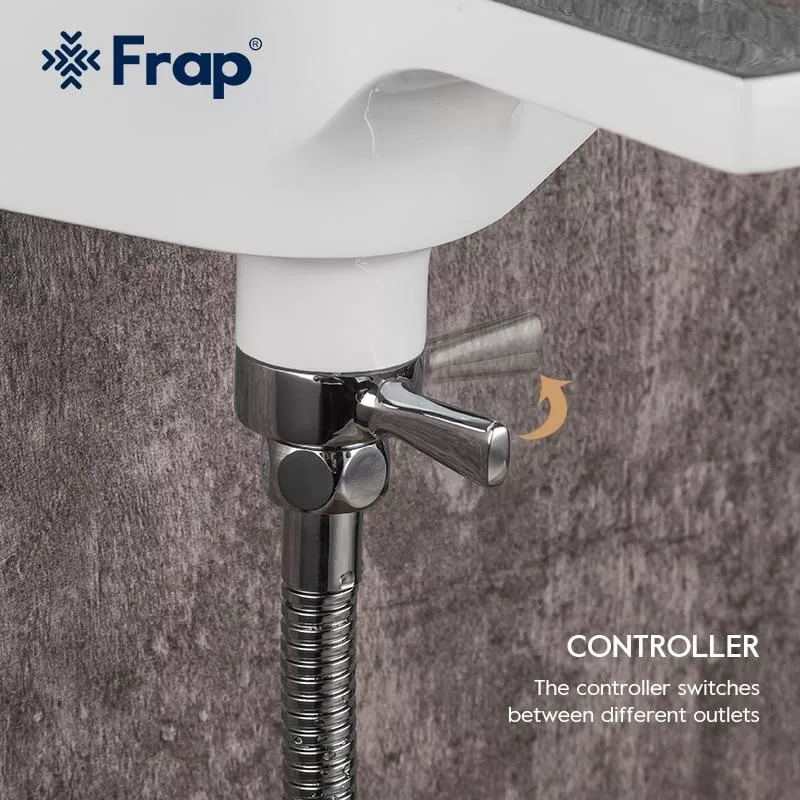 Frap Змішувач для ванни F3258, білий/хром