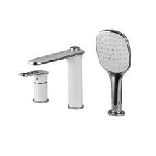 Frap Змішувач для ванни на борт F1149, білий/хром