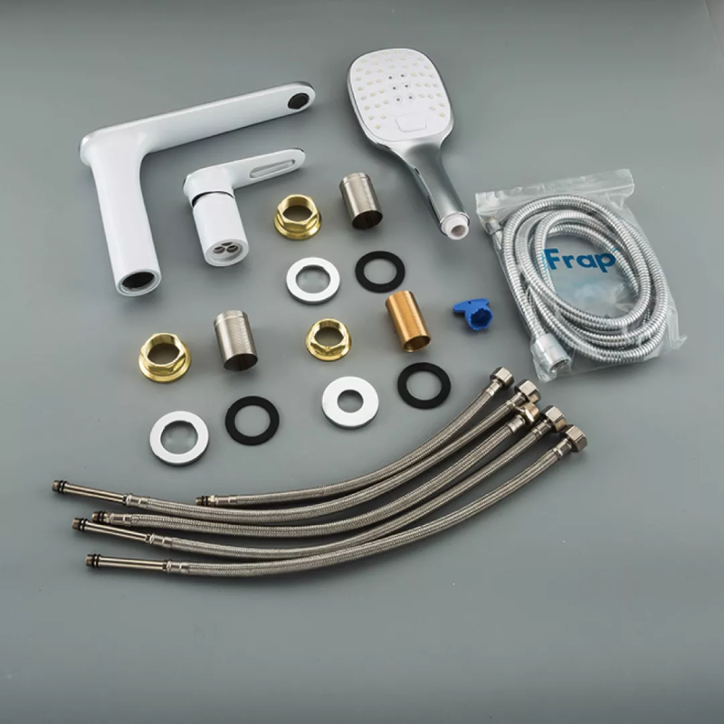 Frap Змішувач для ванни на борт F1149, білий/хром