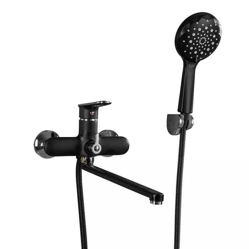 Frap Змішувач для ванни F2249-6, чорний/хром