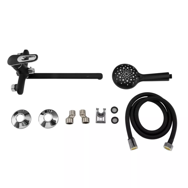 Frap Змішувач для ванни F2249-6, чорний/хром