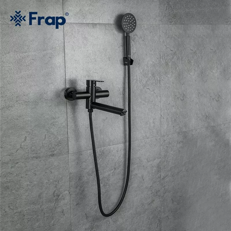 Frap Змішувач для ванни F32801-6, чорний