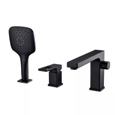 GAPPO Змішувач для ванни на борт G1117-6, чорний