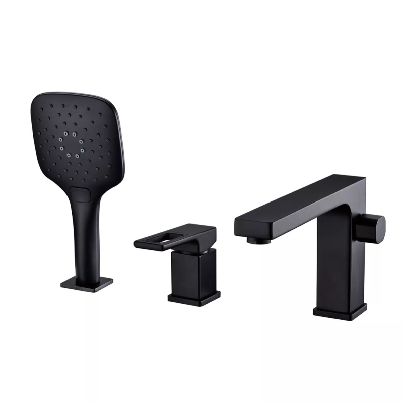 GAPPO Змішувач для ванни на борт G1117-6, чорний