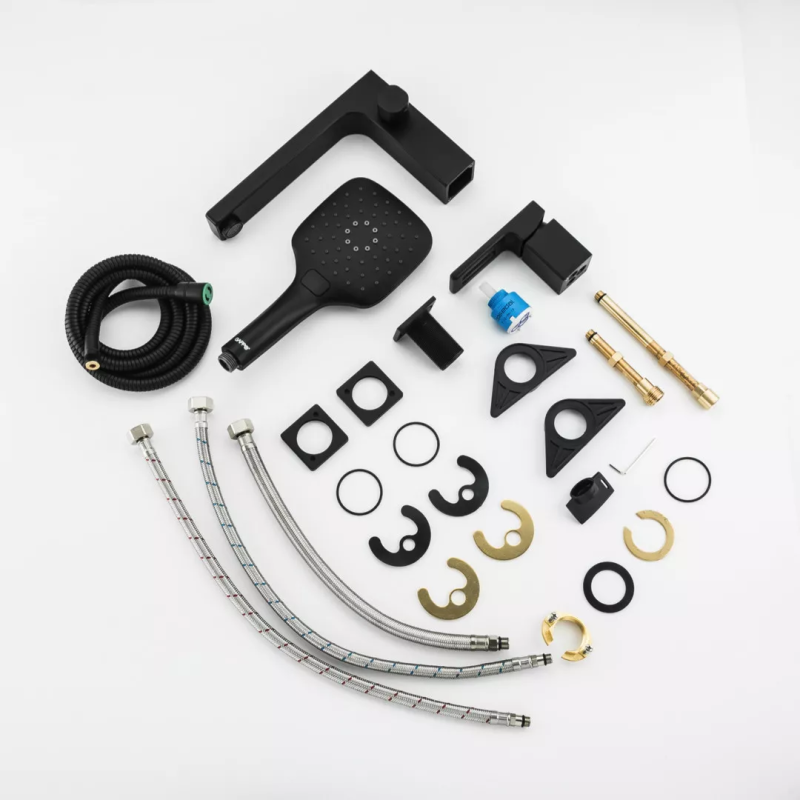 GAPPO Змішувач для ванни на борт G1117-6, чорний