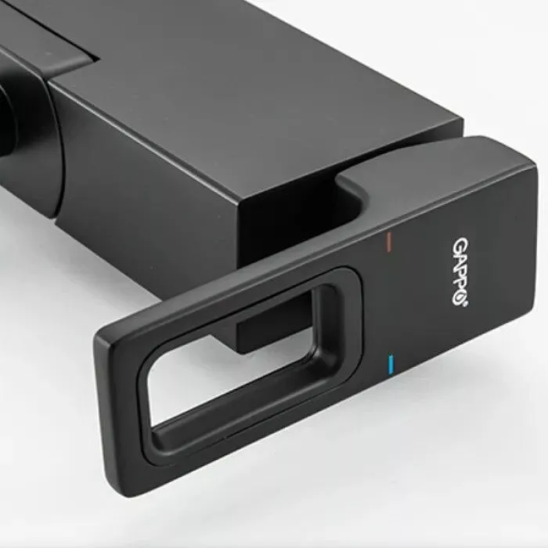 GAPPO Змішувач для ванни G3217-6, чорний