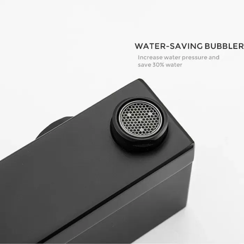 GAPPO Змішувач для ванни G3217-6, чорний