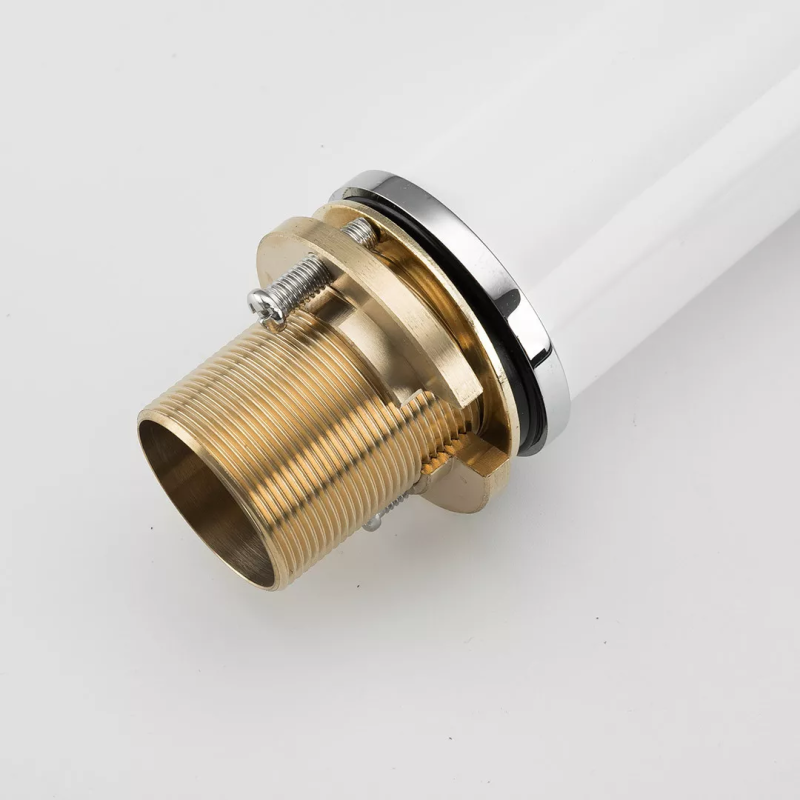 GAPPO Змішувач для ванни на борт G1103-8, білий/хром