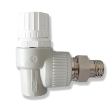 Wavin Кран кульовий радіаторний кутовий 20x1/2" (SVER020KXX)