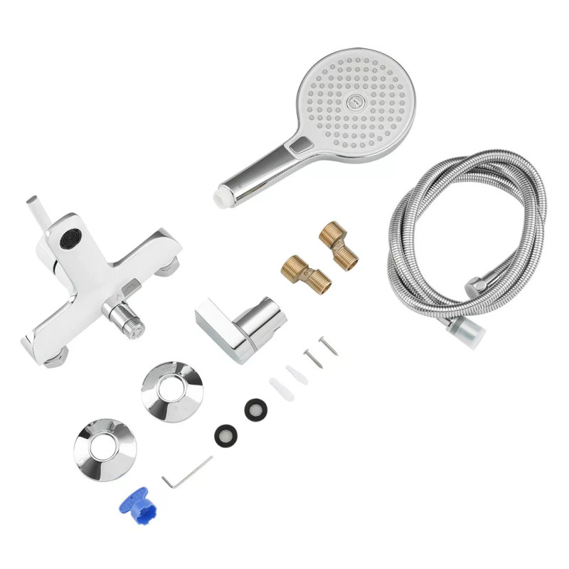 GAPPO Змішувач для ванни G3203-8, білий/хром