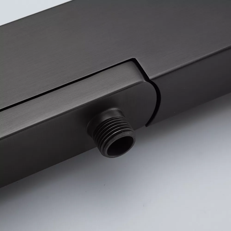 GAPPO Змішувач для ванни G3217-9, збройова сталь