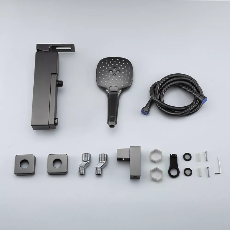 GAPPO Змішувач для ванни G3217-9, збройова сталь