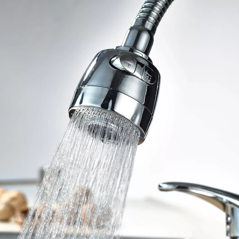 Frap Змішувач для кухні F4303 з гнучким виливом, хром