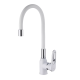 Frap Змішувач для кухні F4049 з гнучким виливом, білий/хром