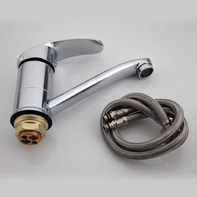 Frap Змішувач для кухні F4536-2, хром