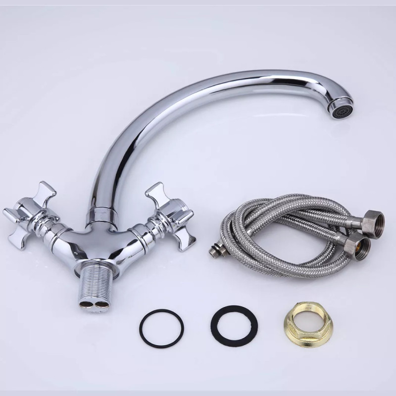 Frap Змішувач для кухні F4224, хром