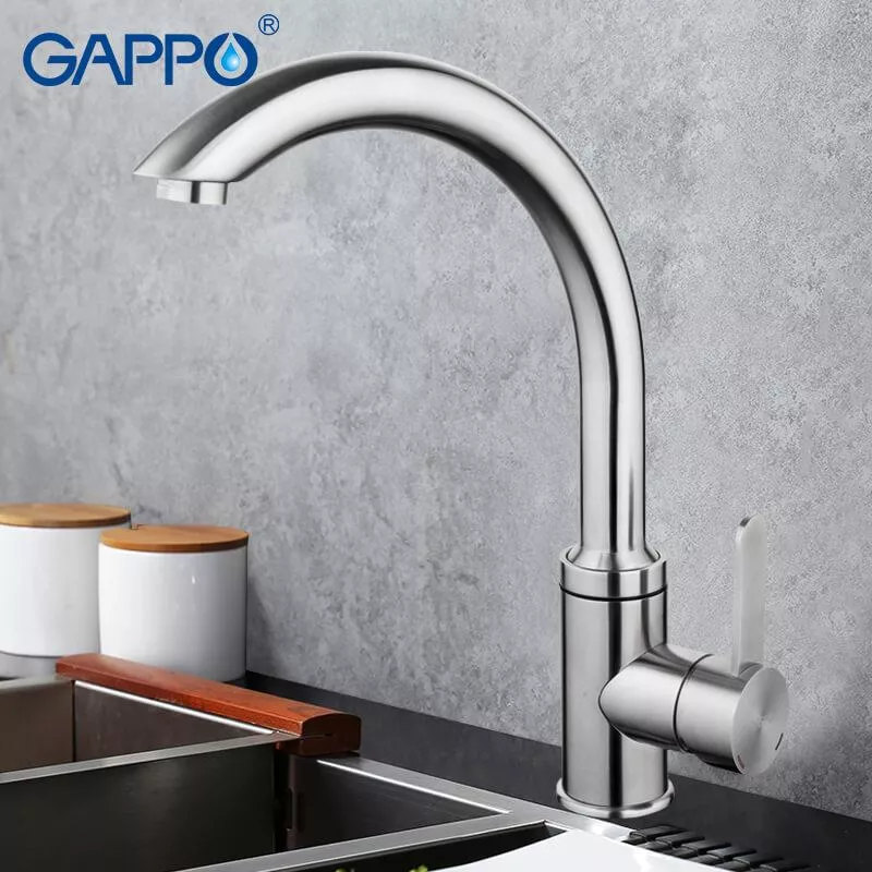 GAPPO Змішувач для кухні G4099, нержавіюча сталь