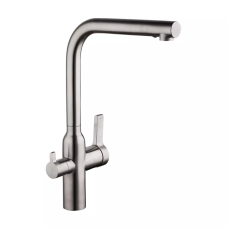 GAPPO Змішувач для кухні на дві води G4399-4, сатин