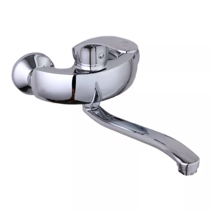 Frap Змішувач для кухні настінний F4621, хром