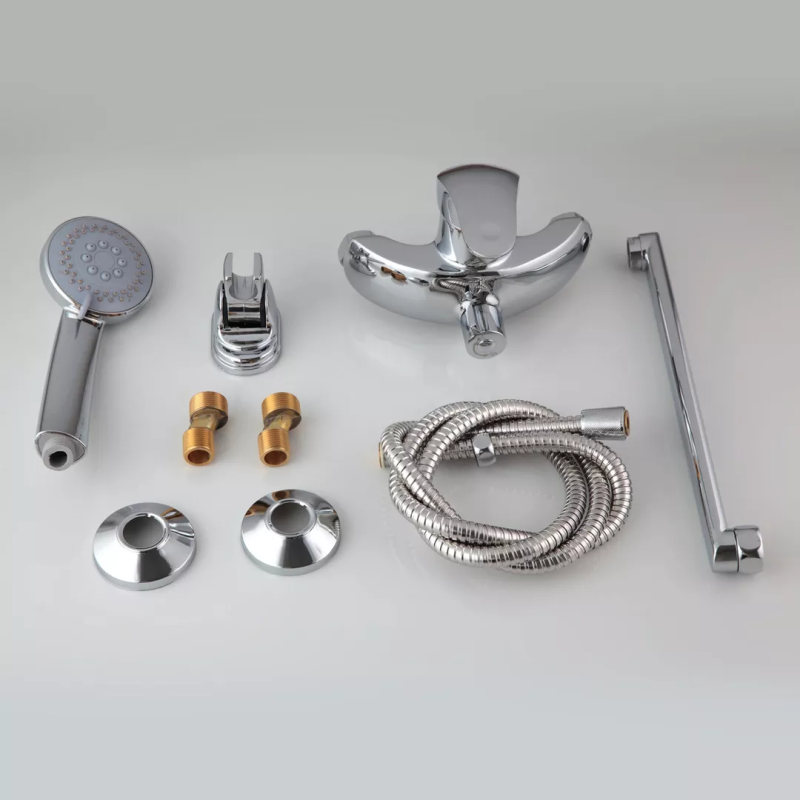 Frap Змішувач для кухні настінний F4621, хром