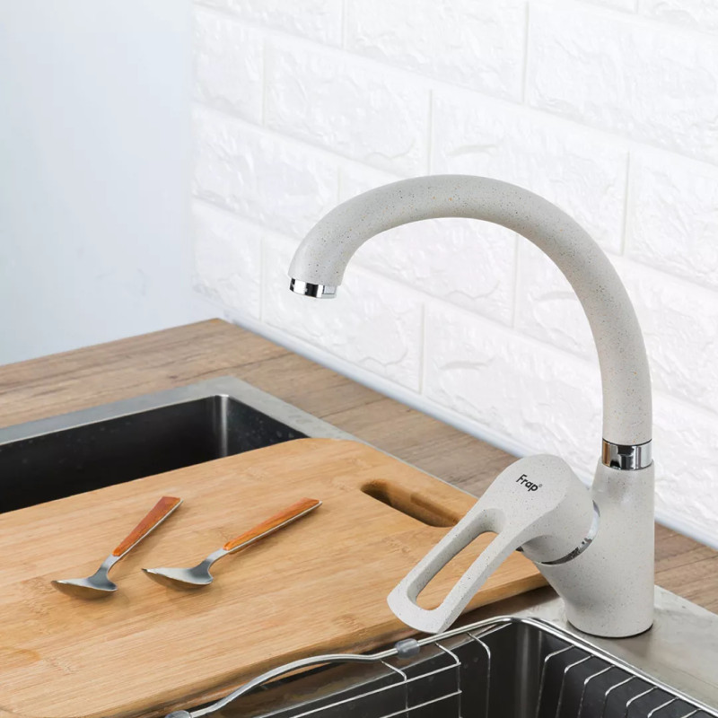 Frap Змішувач для кухні F4166-10, світло-бежевий