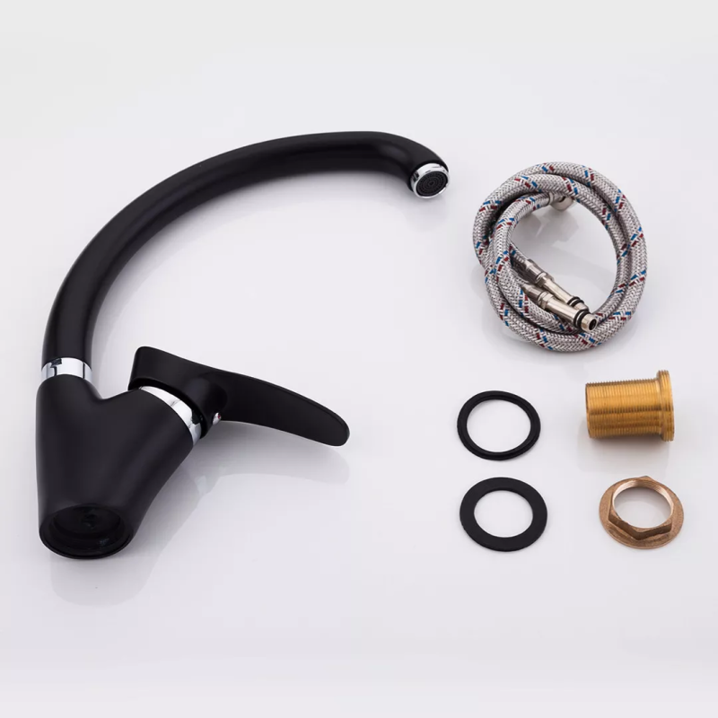 Frap Змішувач для кухні F4101-11, чорний