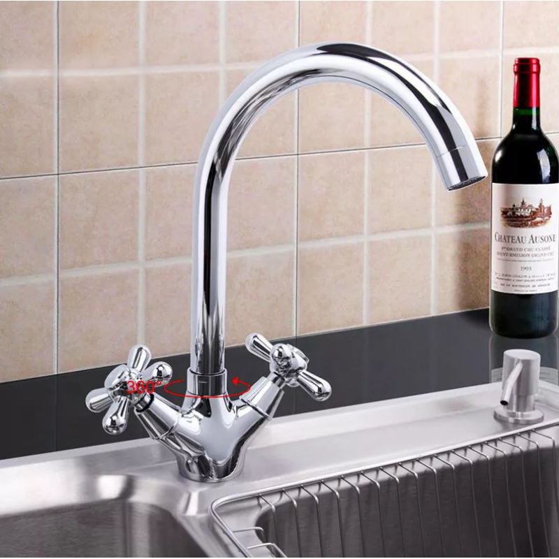 Frap Змішувач для кухні F4025, хром