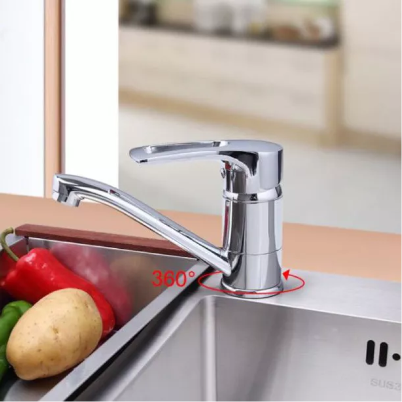 Frap Змішувач для кухні F4566-2, хром