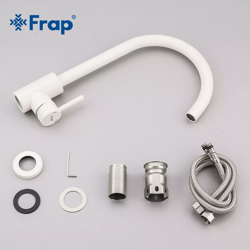 Frap Змішувач для кухні F40899-1, білий