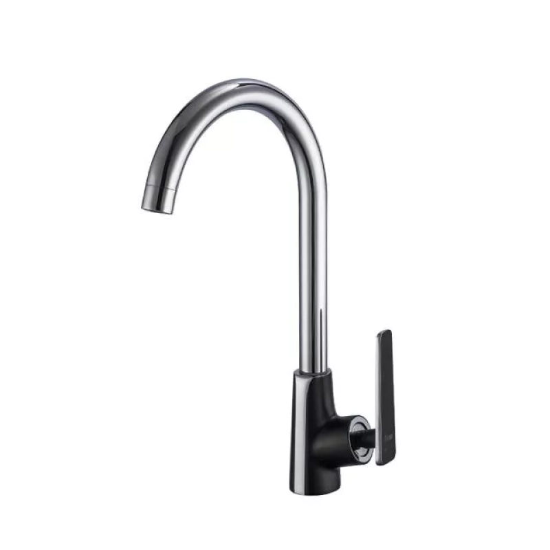 Frap Змішувач для кухні F4057, чорний/хром