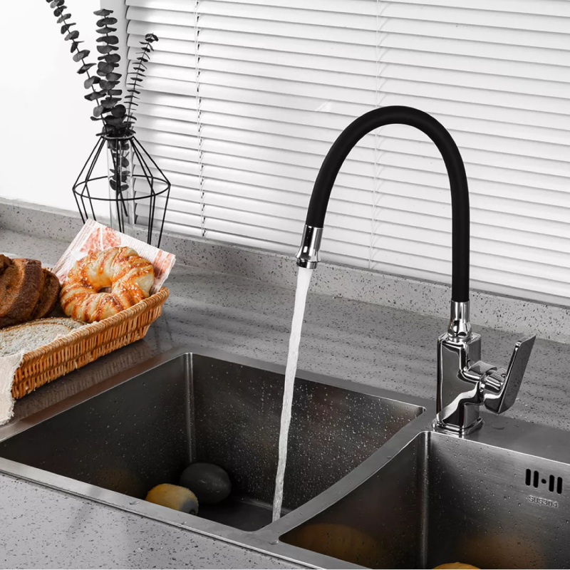 Frap Корпус кухонного змішувача F4460 під гнучкий вилив, хром