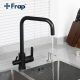 Frap Змішувач для кухні під фільтр F43801-6, чорний